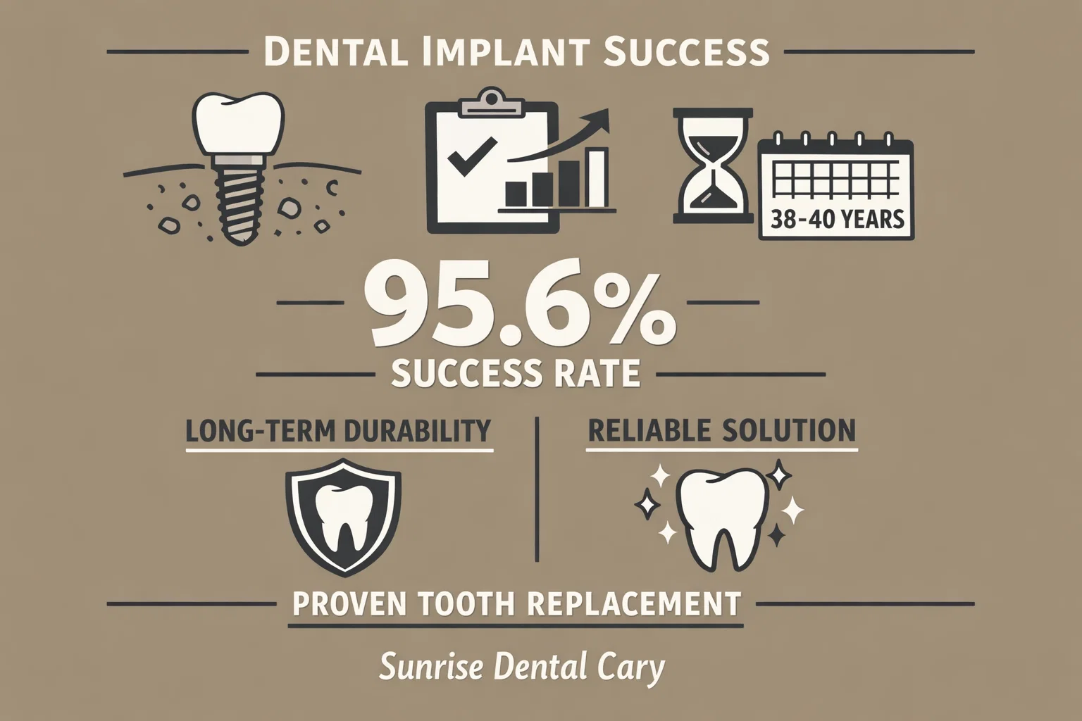 Illustration of an implant-supported denture anchored in the jawbone